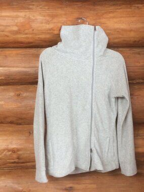 Royal Robbins Gray Full Zip Up Fleece Jacket Size Large